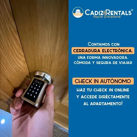 Casa Ros-playa Free Parking By Cadiz4rentals Apartment Cadiz